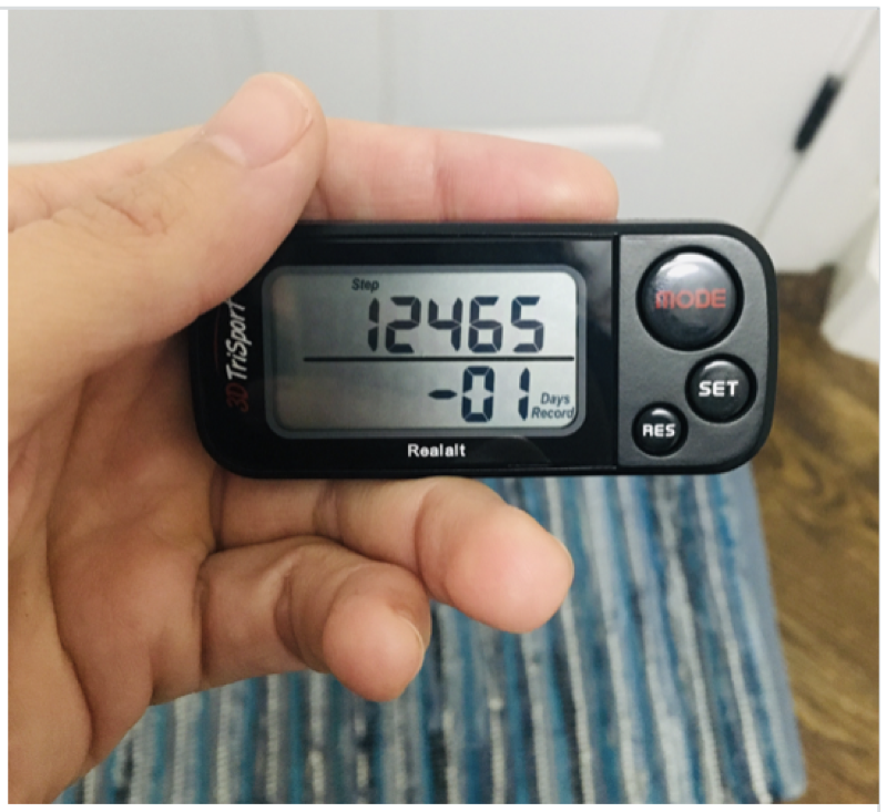 wear os step counter