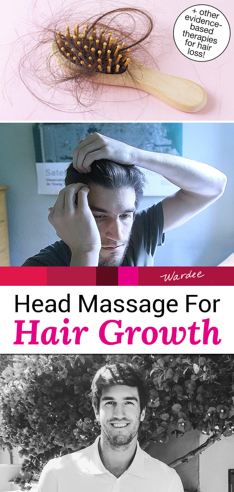 Head Massage for Hair Growth (+types and causes of hair loss)