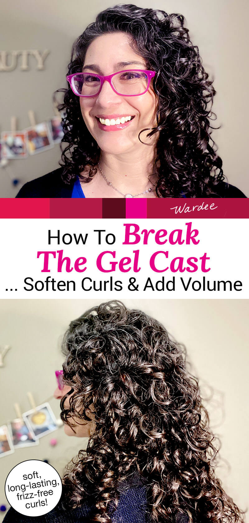 How to Break the Cast on Curly HairSoften Curls & Add Volume