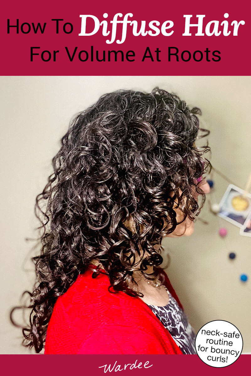 How to Diffuse Hair Without Flipping Head Upside Down