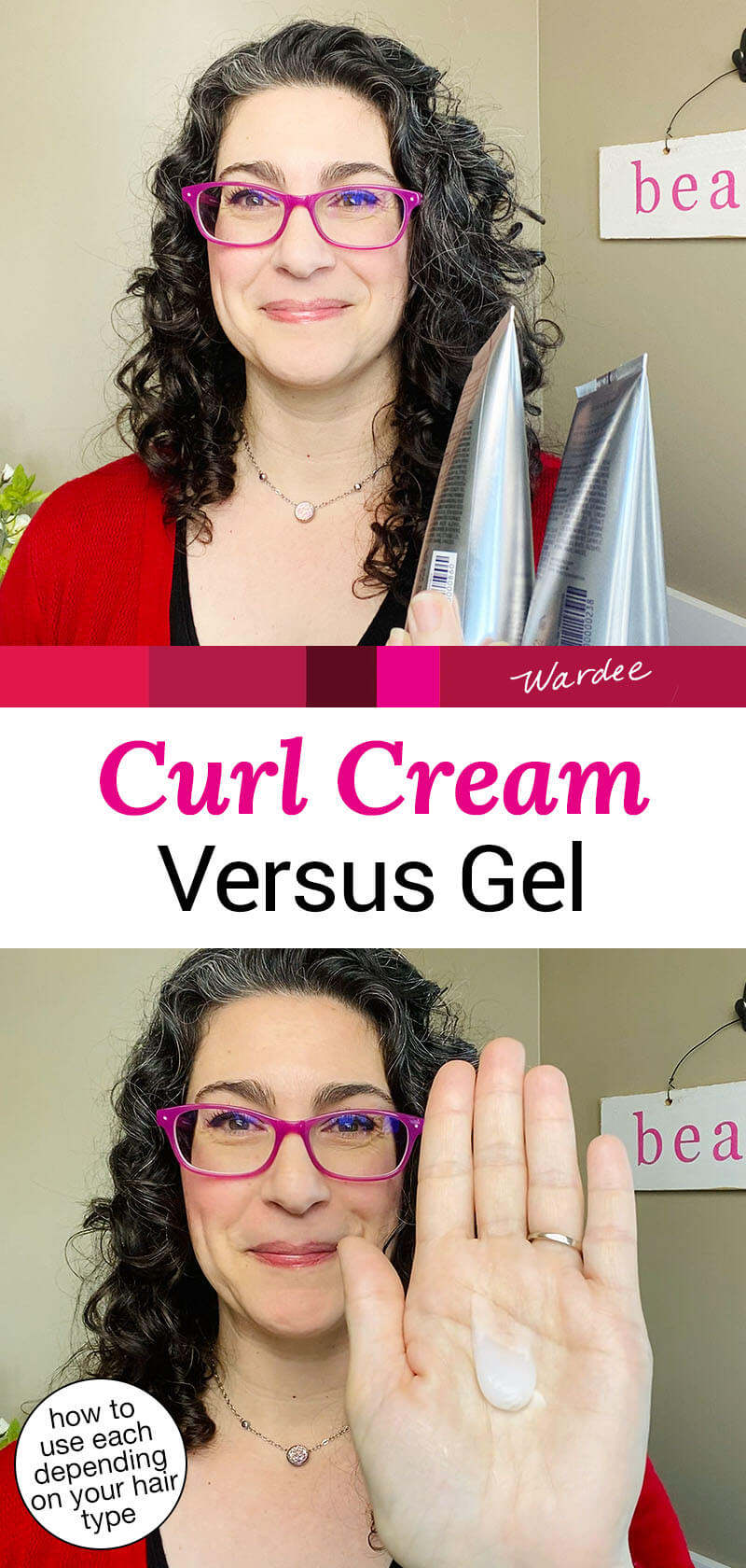 Curl Cream Vs Gel (How To Use Each Depending On Your Hair Type)